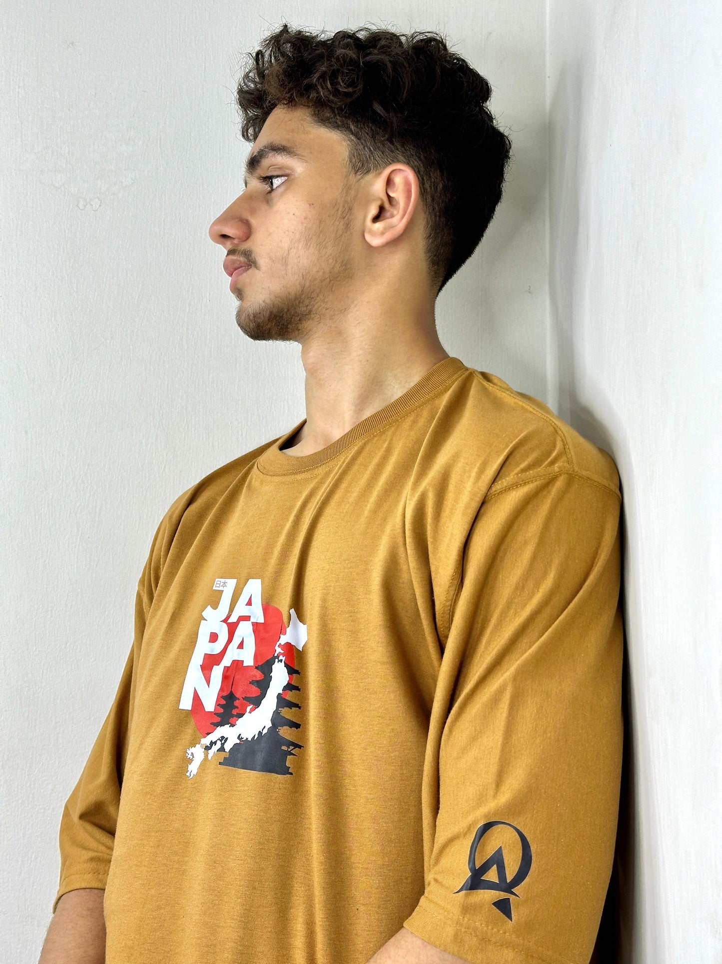 Only Akhirah — Rising Soul Oversized Drop Shoulder T-Shirt (Unisex | Brown)