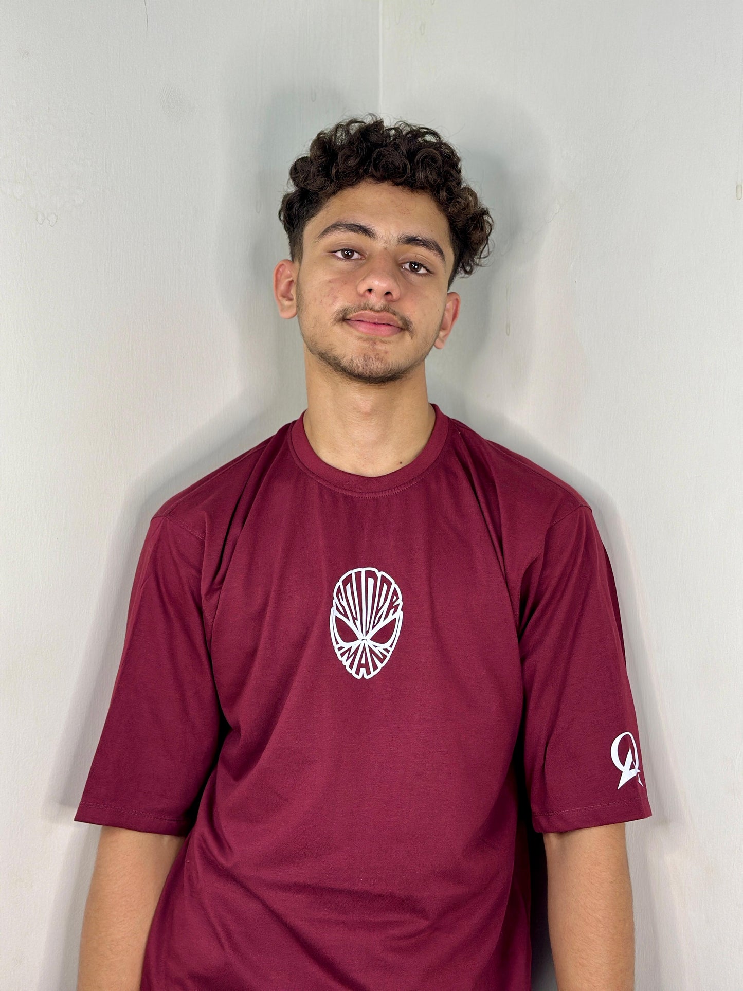 🕷️ Only Akhirah — The Spiderman Oversized Graphic T-Shirt (Unisex | Maroon)