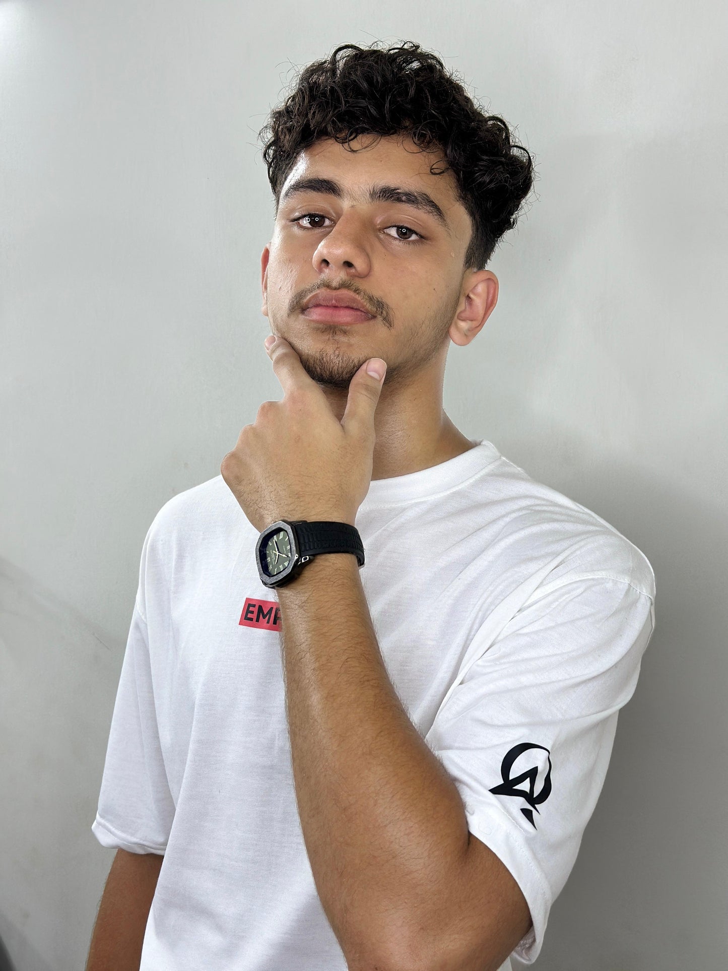 ⚔️ Only Akhirah — Katana Code Oversized Graphic T-Shirt (Unisex | White)